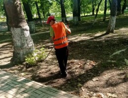 После сильных ливней в Инкермане продолжаются работы по ликвидации последствий непогоды.